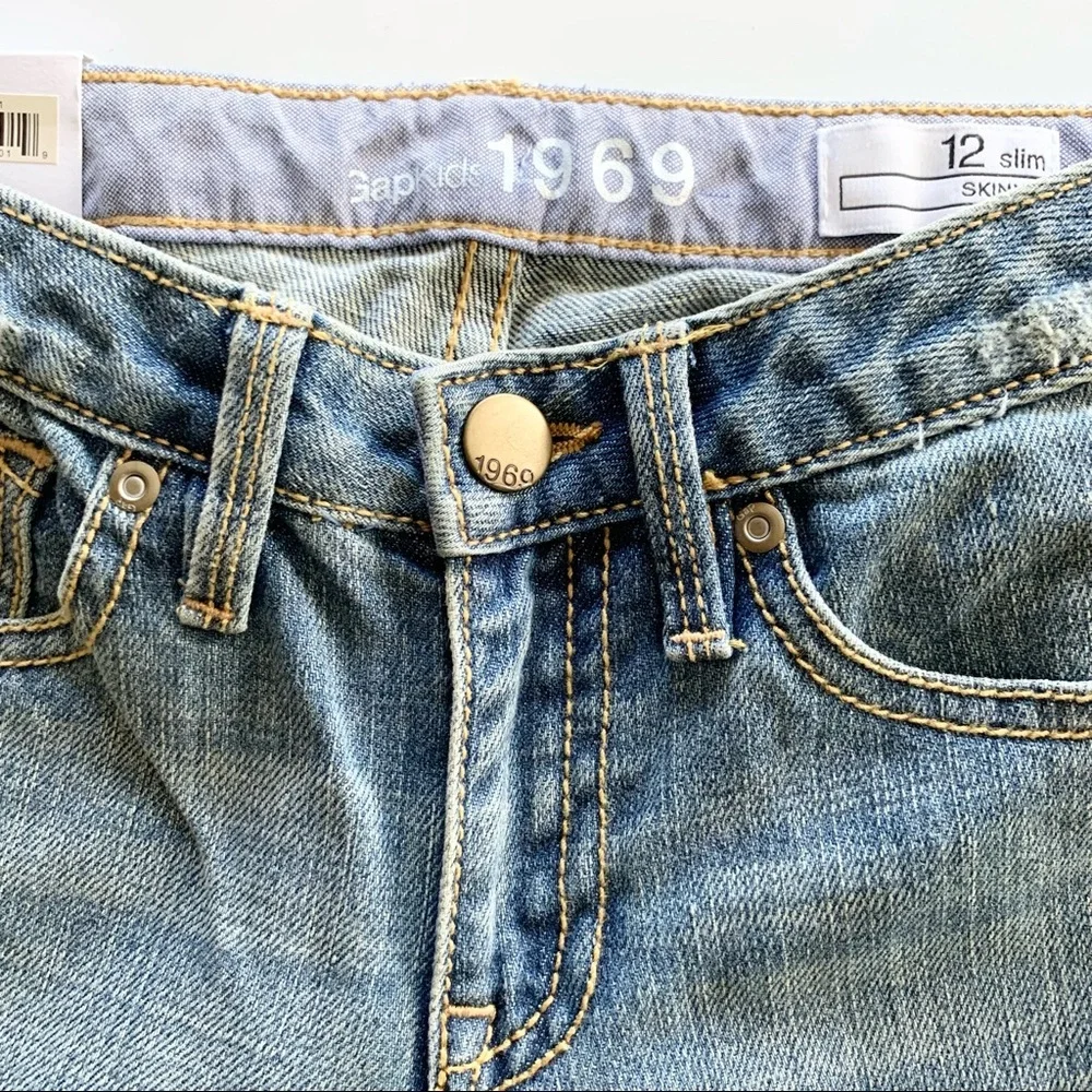 🌸New🌸 Gap Kids Girls Mid Rise Skinny Jeans Size 12 Slim NWT